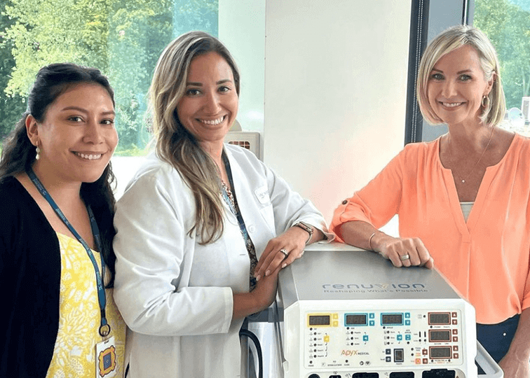 Dr. Suzman and Helen Reyes  
